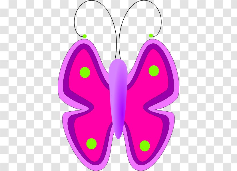 Butterfly Drawing Animation Clip Art - Invertebrate - Purple Dot Transparent PNG