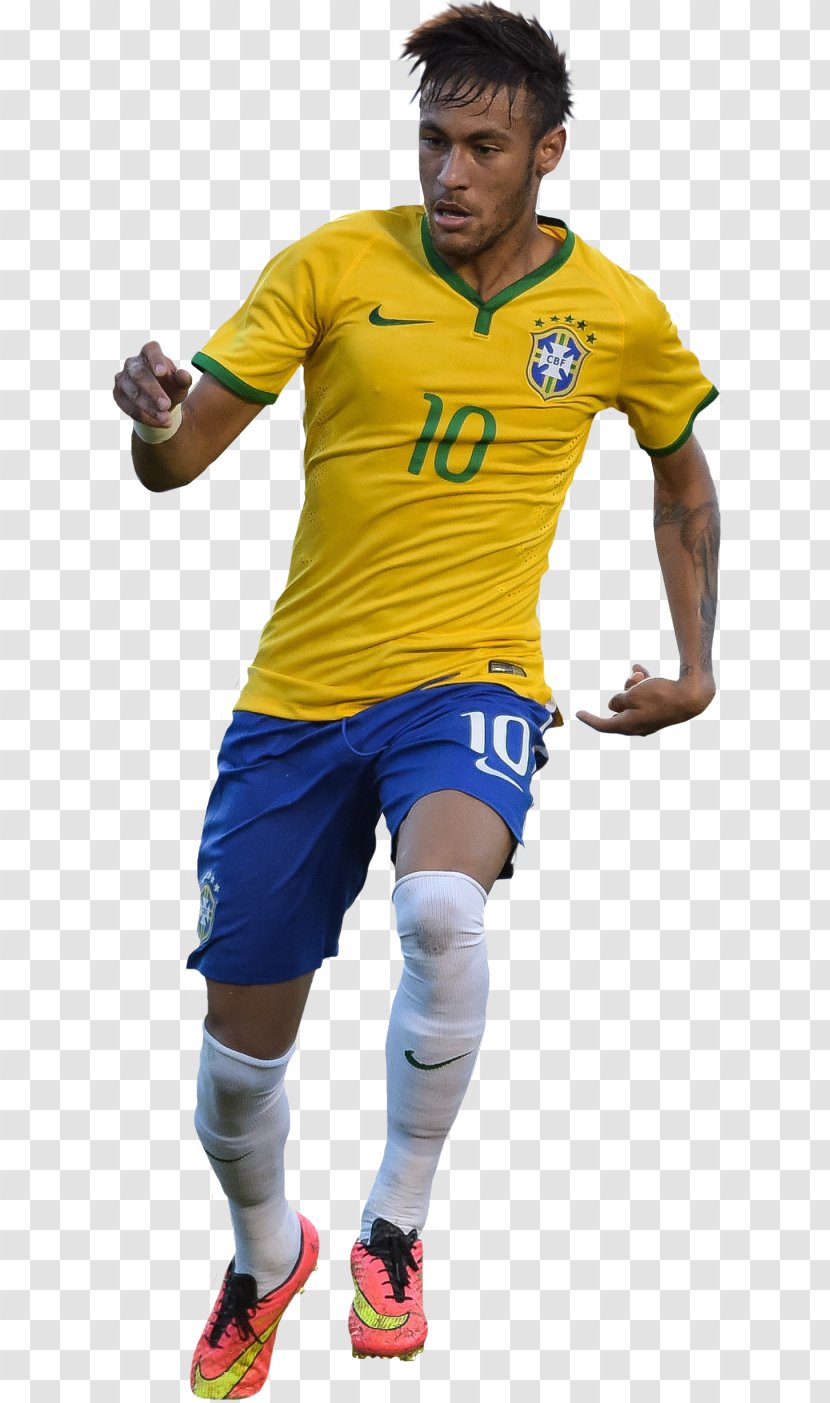 2014 FIFA World Cup Neymar Brazil National Football Team Jersey Transparent PNG