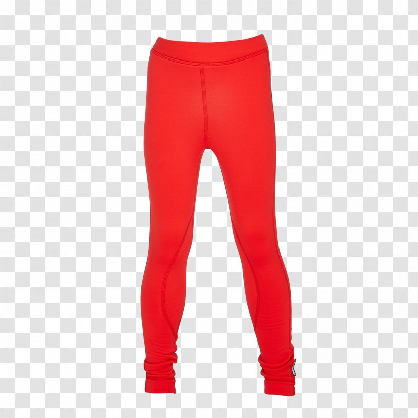 Leggings Waist Pants - Red - Mona Transparent PNG