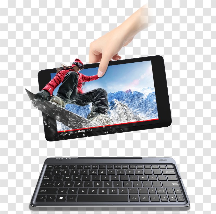 Netbook Asus Eee Pad Transformer Laptop ASUS Book T100HA - Gadget Transparent PNG