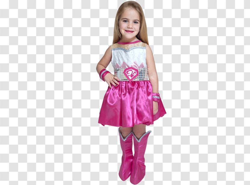 Toddler Pink M Costume Dress - Watercolor - Princess Barbie Transparent PNG