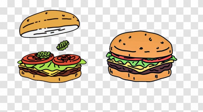 Hamburger Cheeseburger Veggie Burger Fast Food Bob's Burgers - Eggs For Days - Season 7Burger Transparent PNG