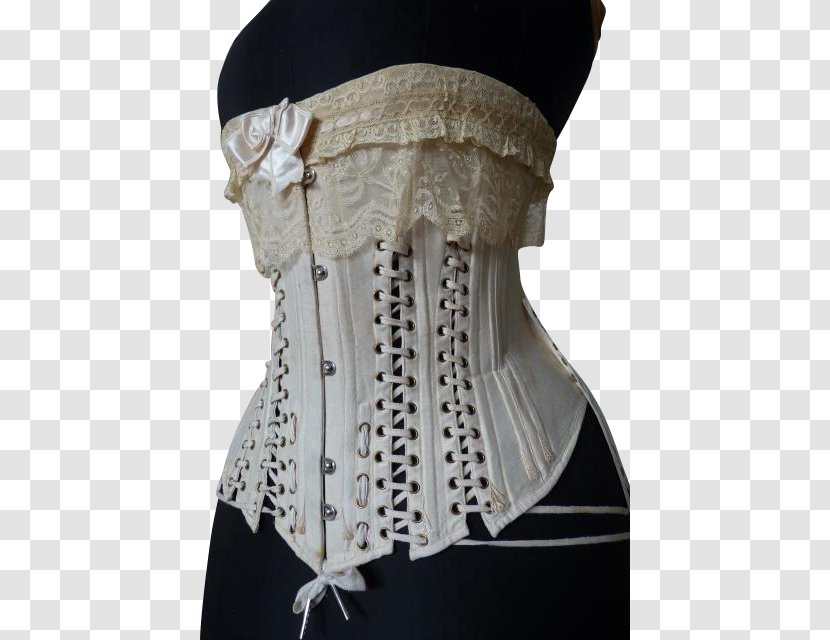 Edwardian Corset Era Corsetmaker Hourglass - Silhouette - Flower Transparent PNG