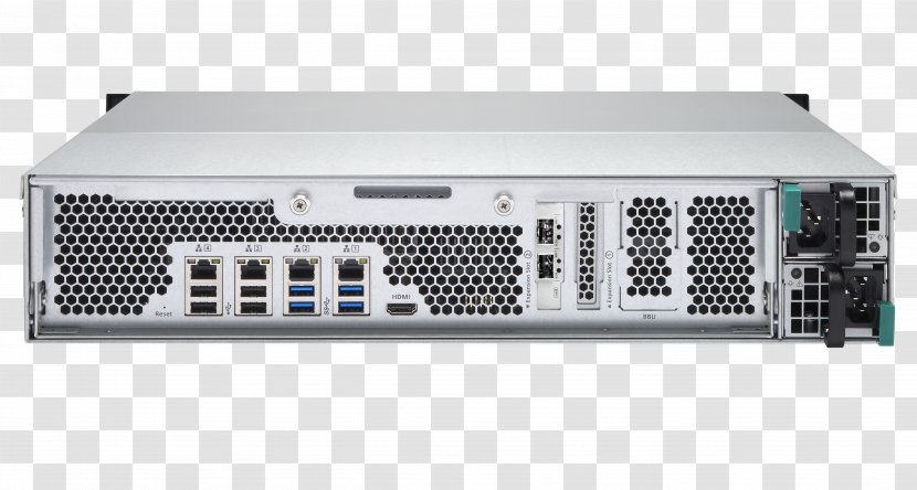 QNAP TS-EC2480U-R2 Network Storage Systems Systems, Inc. TS-EC880U R2 NAS Rack Ethernet LAN Aluminium Multi-core Processor - Multicore - Server Transparent PNG