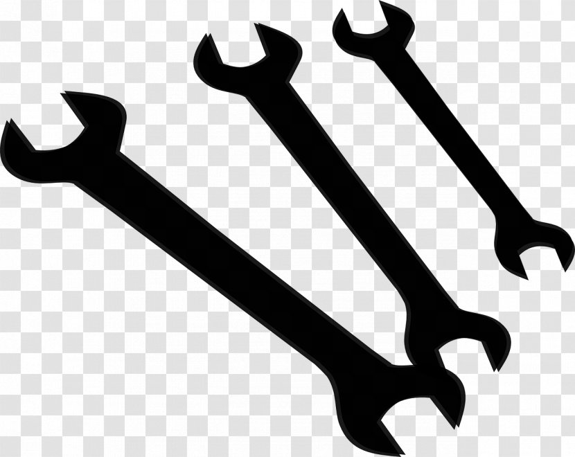 Spanners Pipe Wrench Adjustable Spanner Tool Clip Art - Steeksleutel - Craftsman Transparent PNG