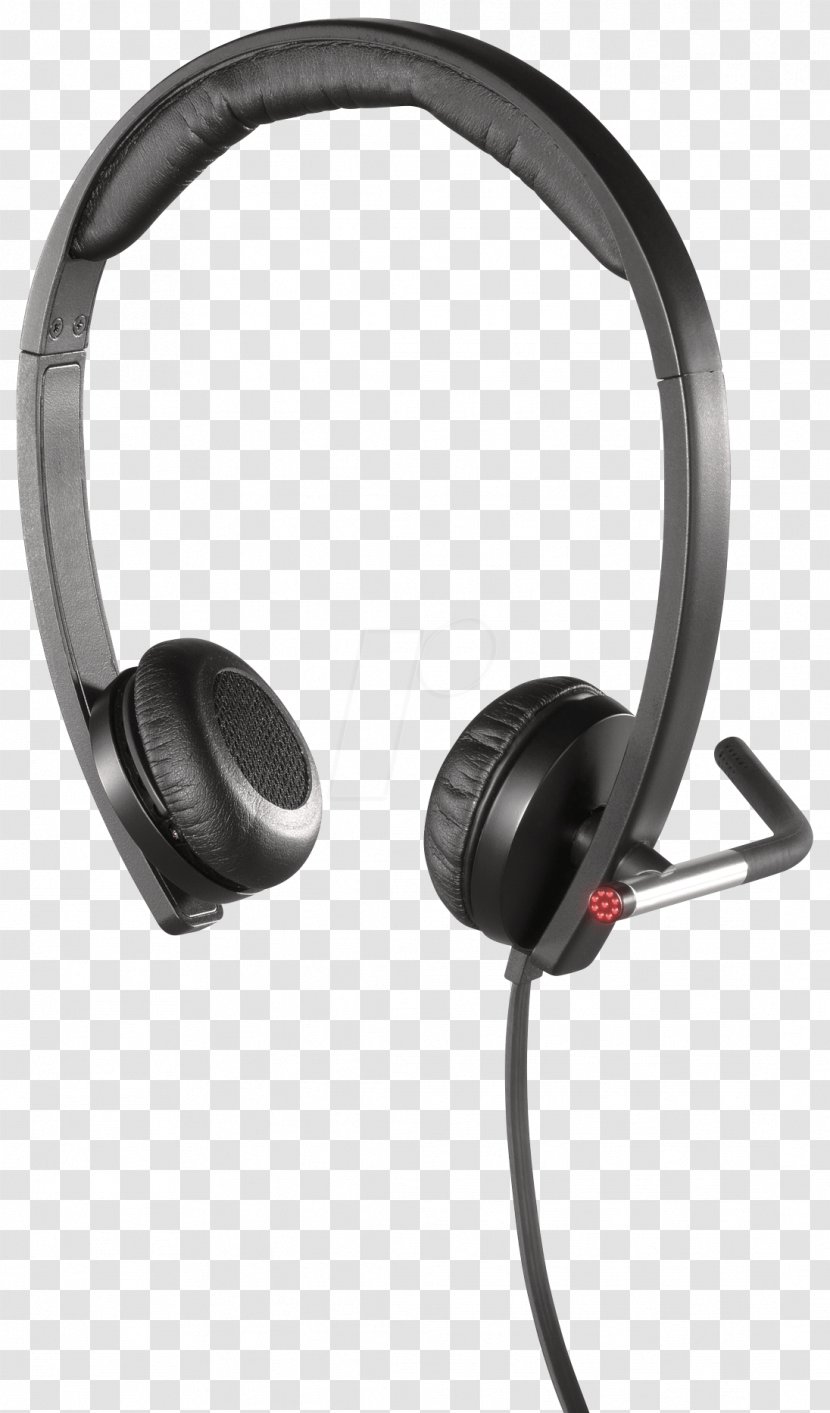 Microphone Logitech H650e Headset Headphones - Cartoon Transparent PNG