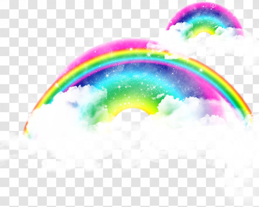 Rainbow Cloud Iridescence - Mist - Clouds Transparent PNG