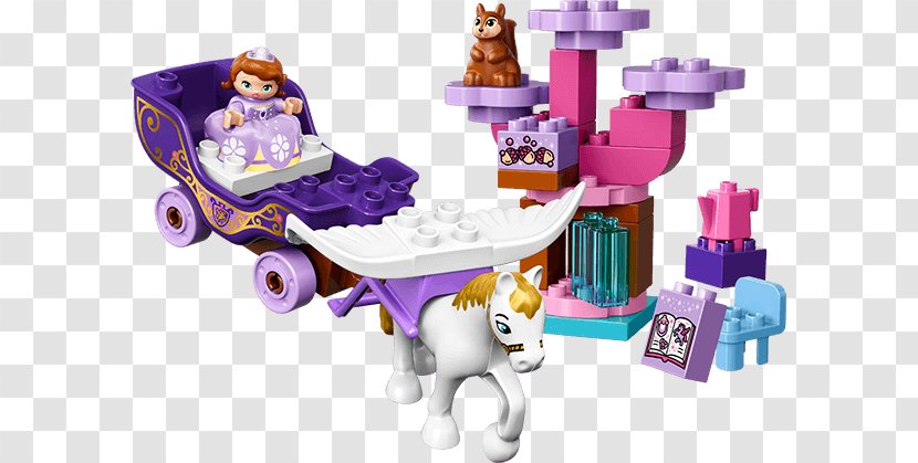 LEGO 10822 DUPLO Sofia The First Magical Carriage Lego Duplo Princess Amber Toy - Block Transparent PNG