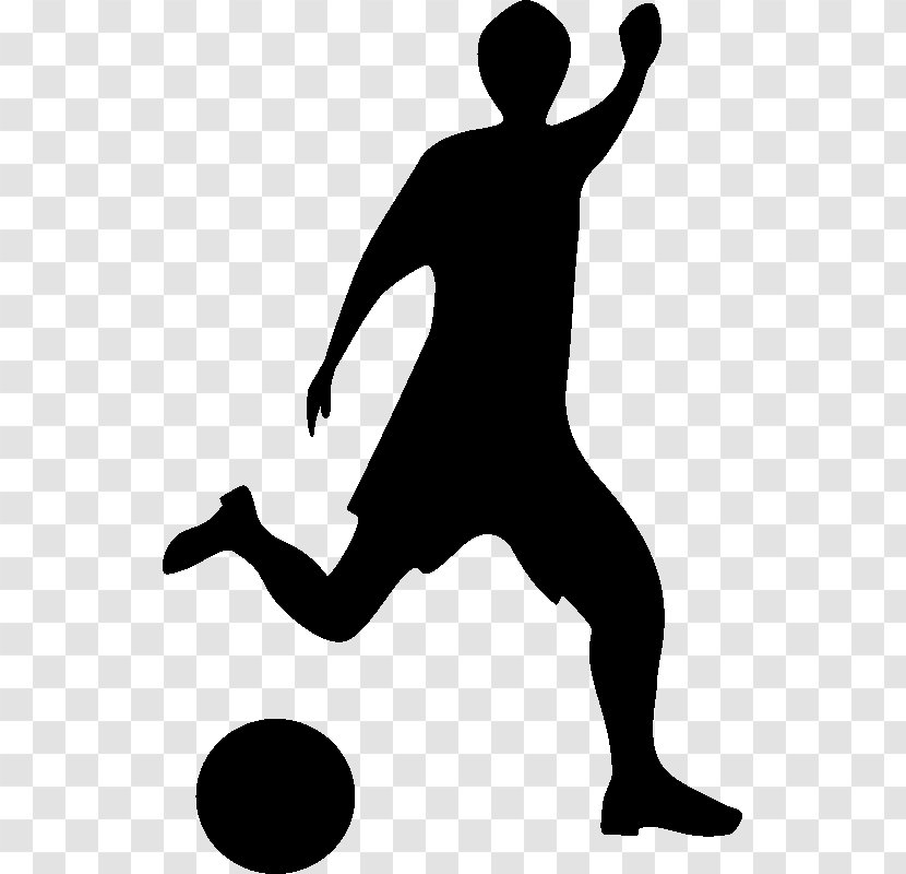 Football Player Sport Athlete - Soccer Silhouette Transparent PNG