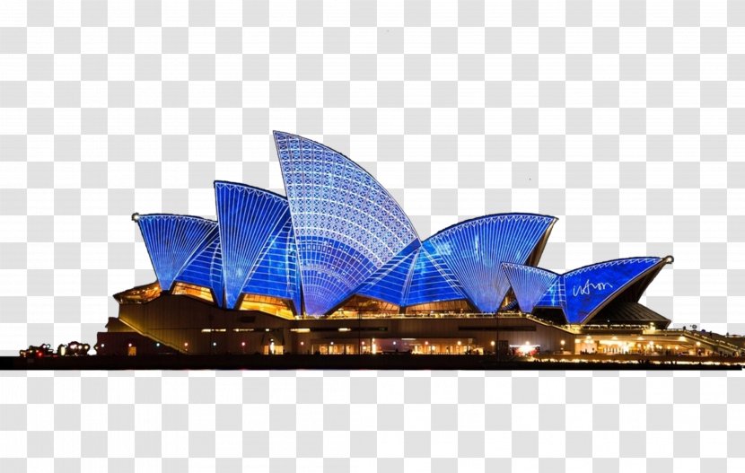Sydney Opera House City Of Illustration - Structure - Night Transparent PNG