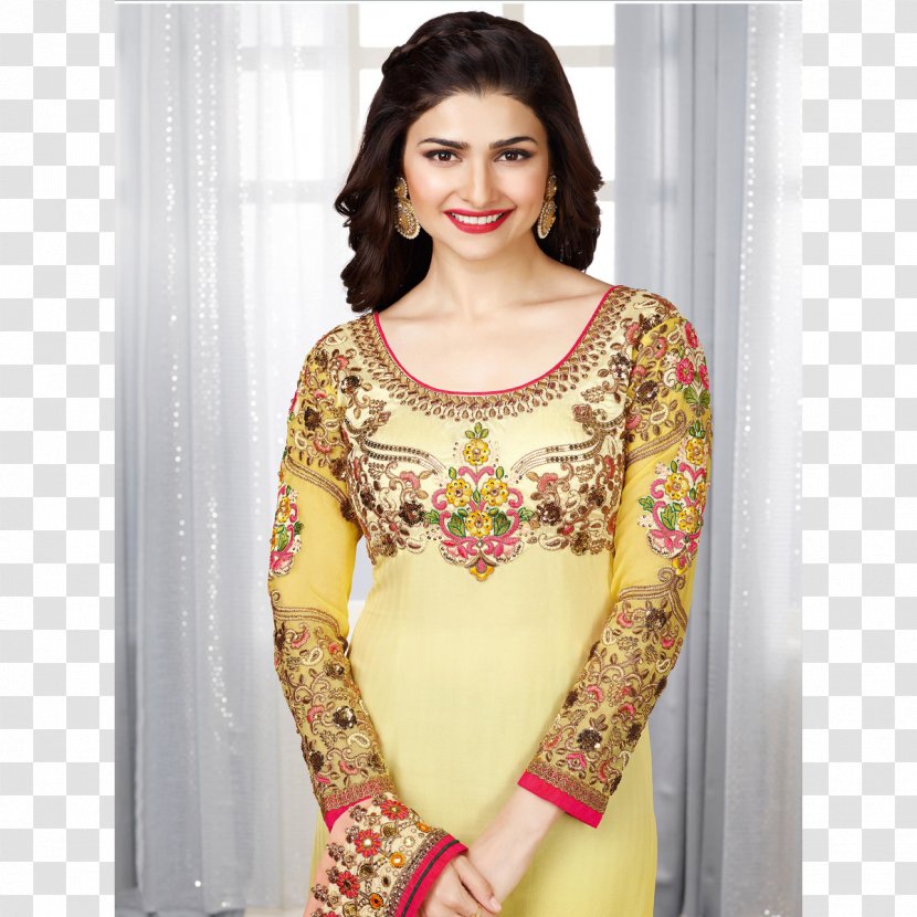 Prachi Desai Shalwar Kameez Churidar Fashion - Blouse - Sari Transparent PNG