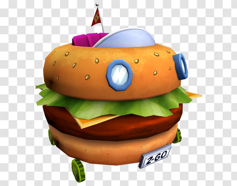Car Hamburger Wagon Cheeseburger Patty - Spongebob Squarepants Movie - Shoot Transparent PNG
