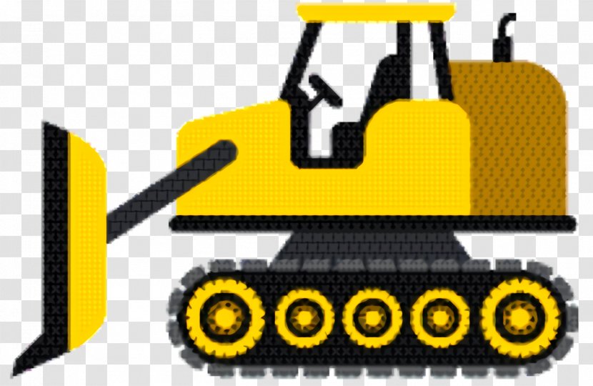 Heavy Machinery Yellow - Bulldozer Construction Equipment Transparent PNG
