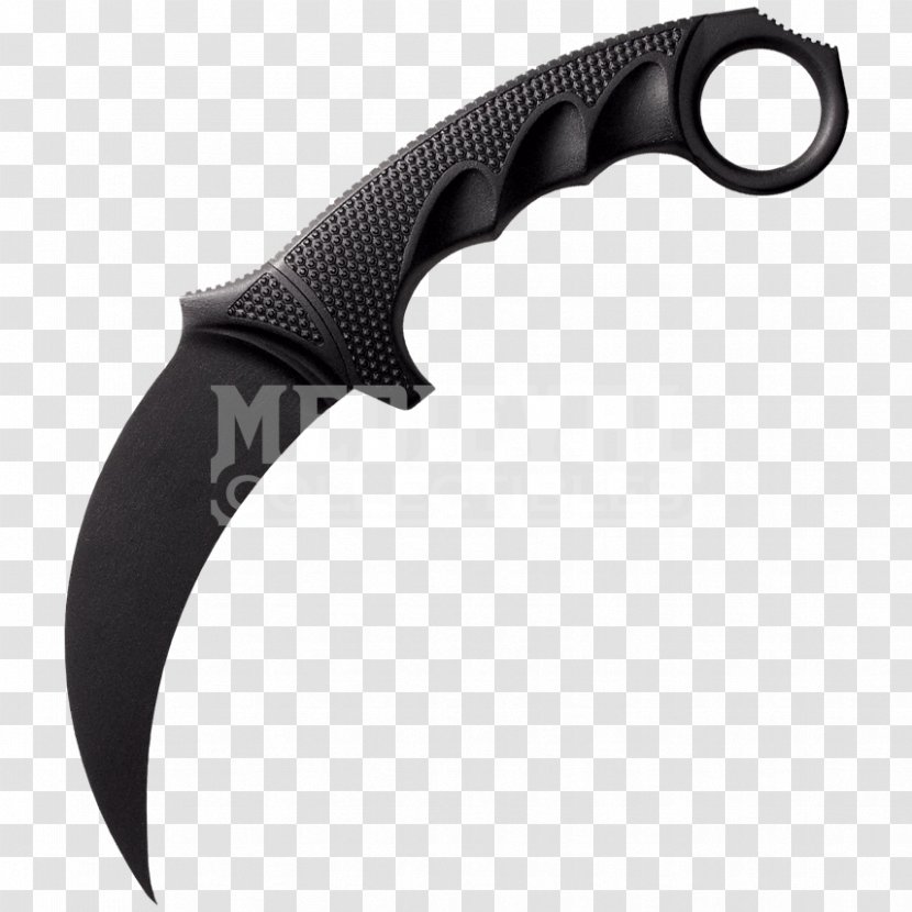 Neck Knife Karambit Blade Liner Lock - Cold Weapon Transparent PNG