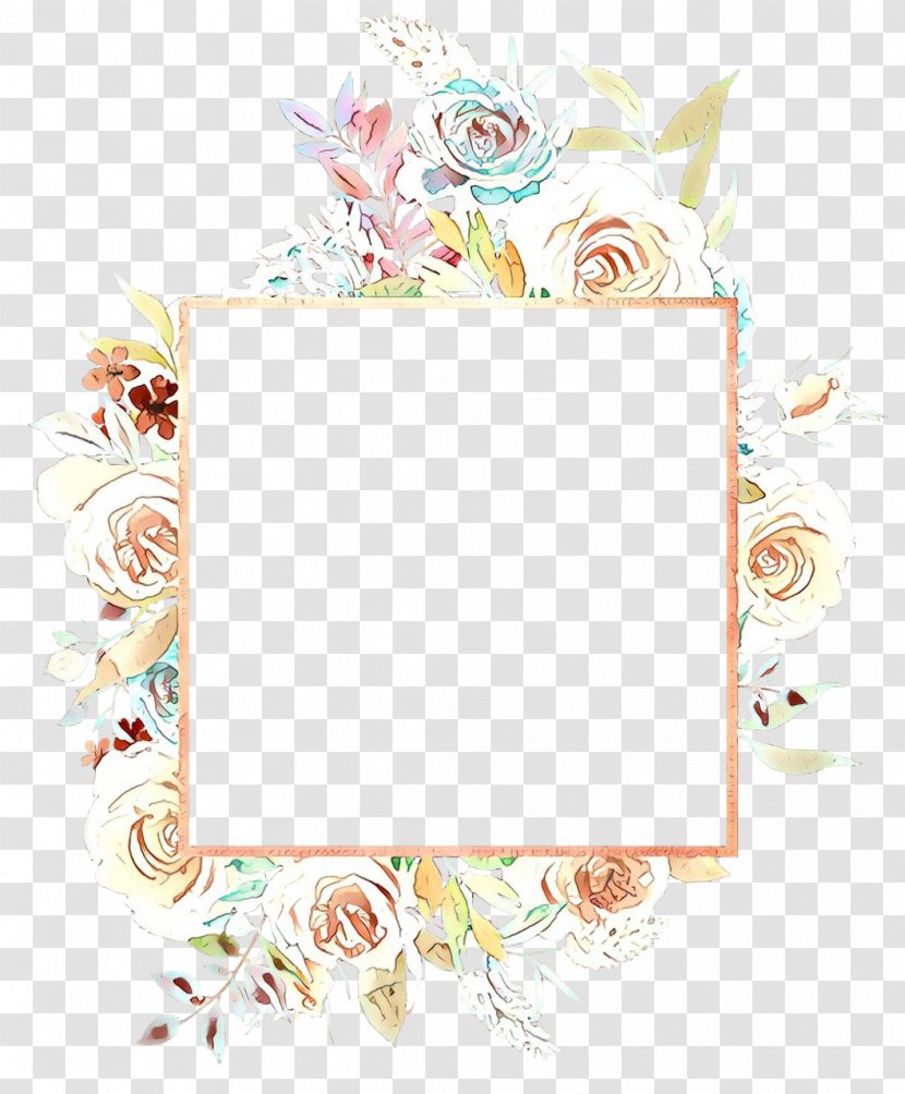 Pink Background Frame - Cartoon - Paper Product Transparent PNG