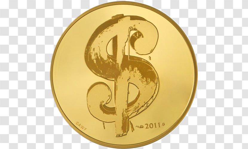 Monnaie De Paris Euro Coins Gold Painter - Metal - Andy Warhol Transparent PNG