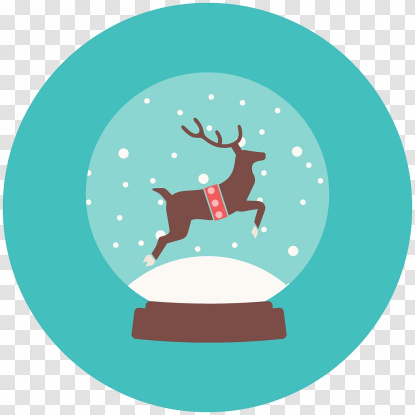 Christmas Desktop Wallpaper Symbol - Deer - Rosette Transparent PNG