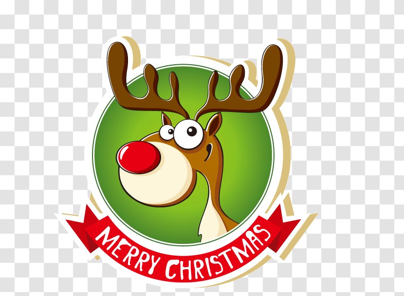 Santa Claus Clip Art Vector Graphics Illustration - New Year - Christmas Moose Transparent PNG