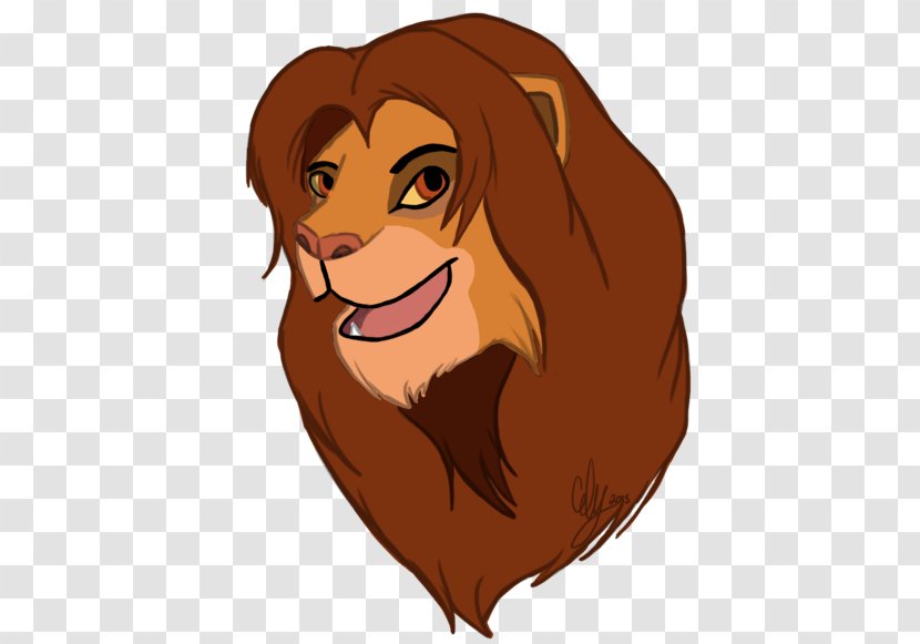 Lion Mammal Facial Expression Face - Tree - Simba Transparent PNG