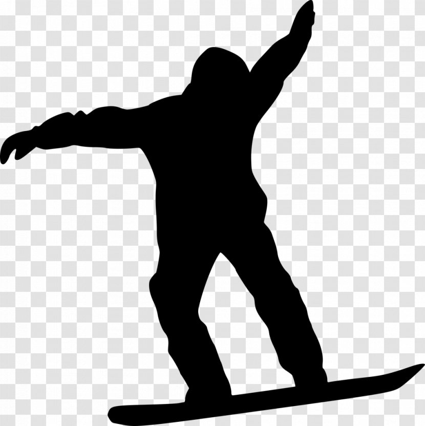 Silhouette Clip Art Snowboarding Image - Snowboard - Snowboarder Transparent PNG