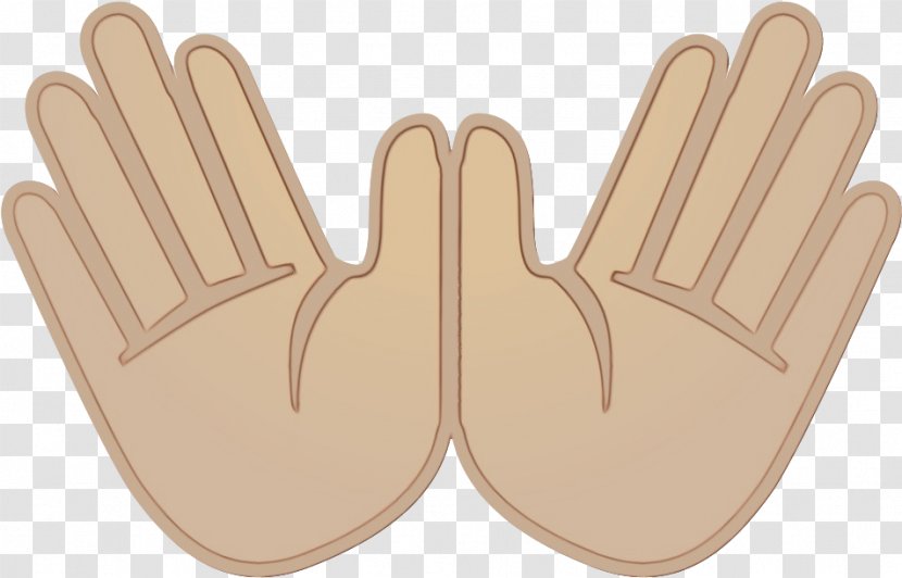 Clapping Emoji - Safety Glove - Gesture Beige Transparent PNG