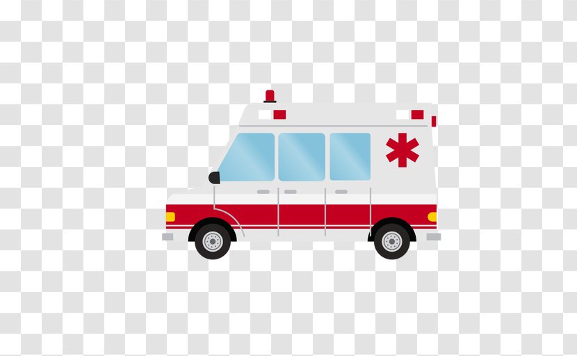 Ambulance Illustration Clip Art Vector Graphics - Emergency Vehicle - Transparent Background Transparent PNG