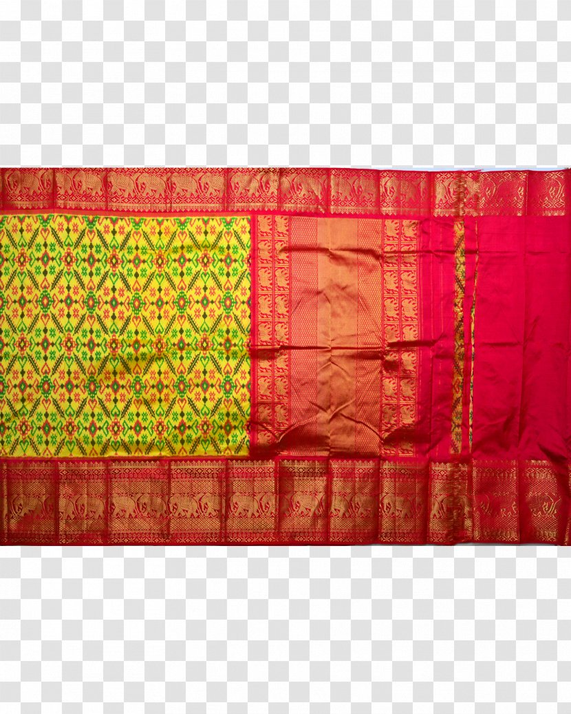 Rectangle Patchwork Pattern Place Mats RED.M - Saree Border Transparent PNG