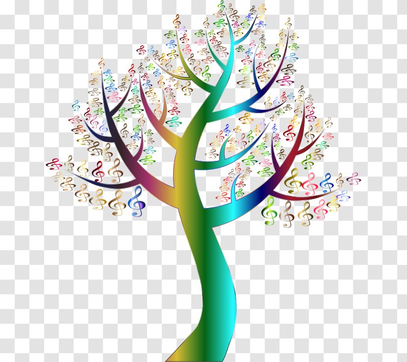 Tree Flower Clip Art - Small Floral Transparent PNG