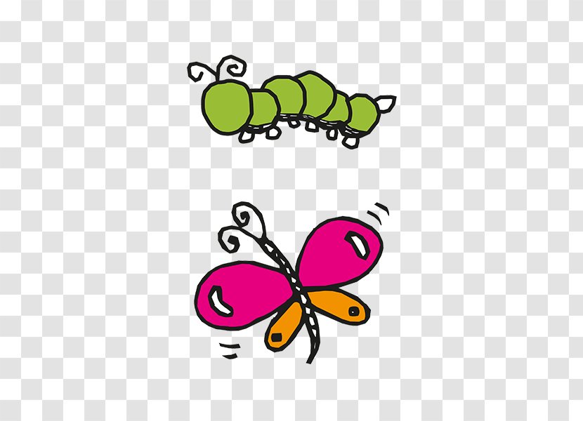 Monarch Butterfly Caterpillar Brush-footed Butterflies Clip Art - Area Transparent PNG