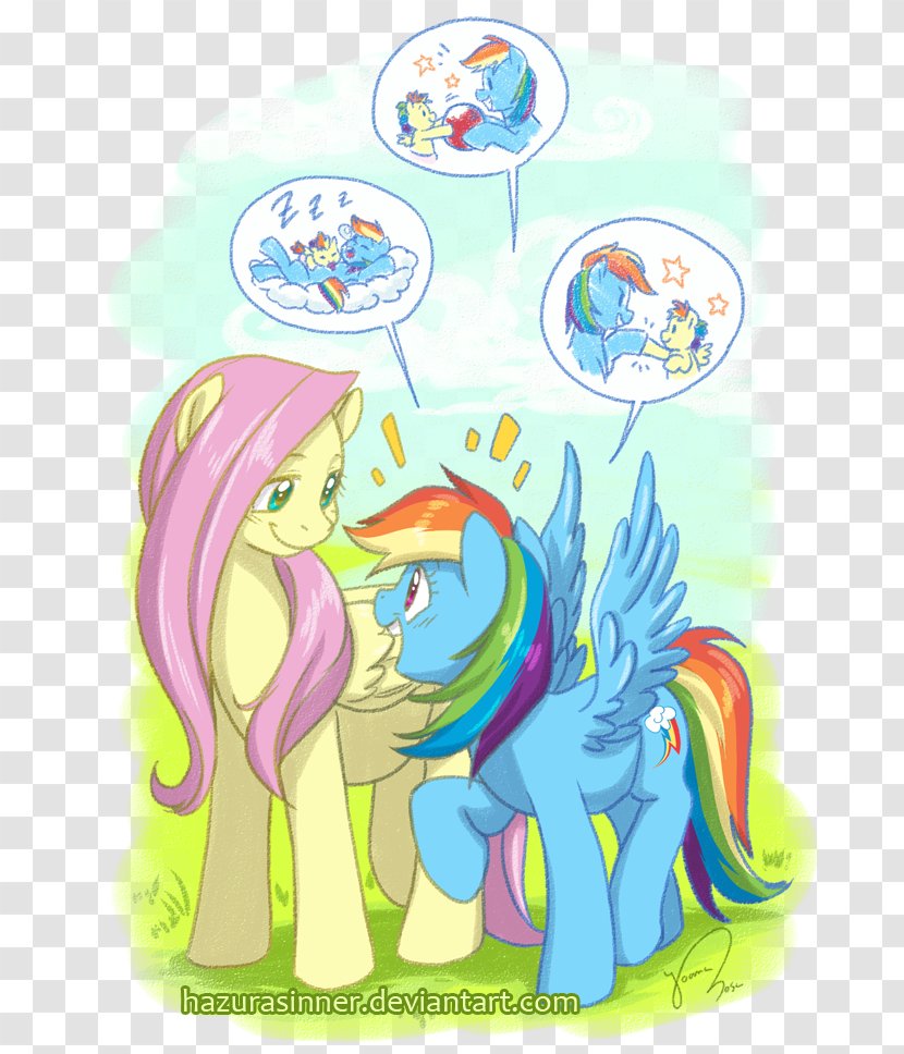 Rainbow Dash Fluttershy Twilight Sparkle Pony Pinkie Pie - Cartoon - My Little Transparent PNG