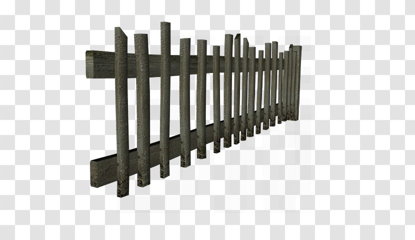 Fence Pickets Clip Art Garden Image - Iron Railing Transparent PNG