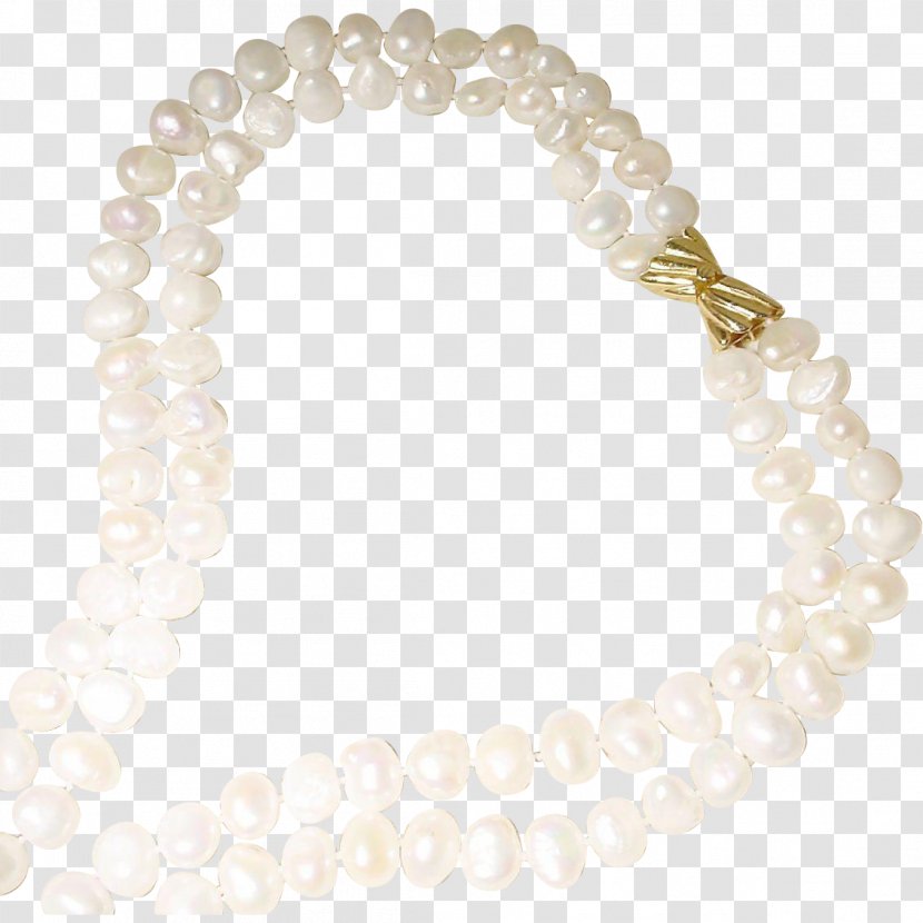 Cultured Freshwater Pearls Lake Biwa Pearl Necklace - Colored Gold Transparent PNG