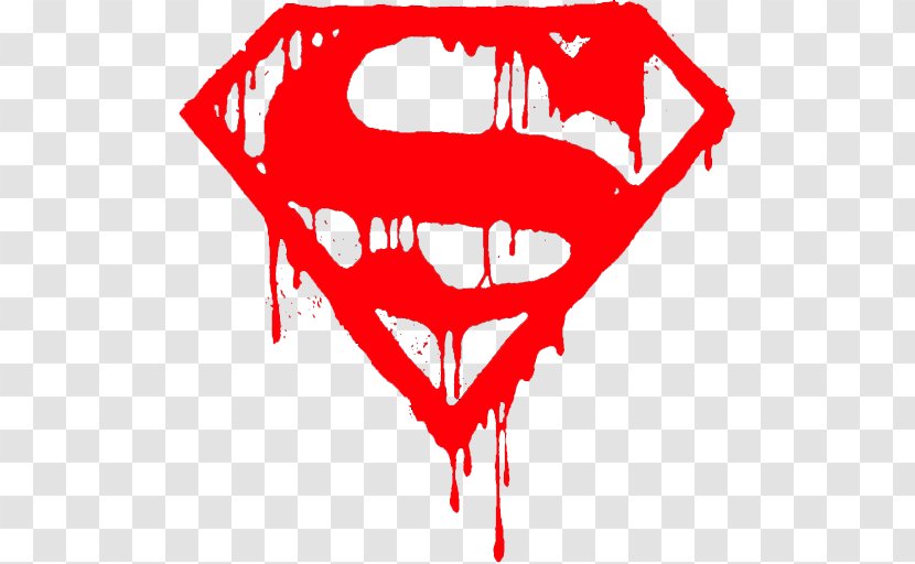 The Death Of Superman Logo T-shirt - Frame Transparent PNG