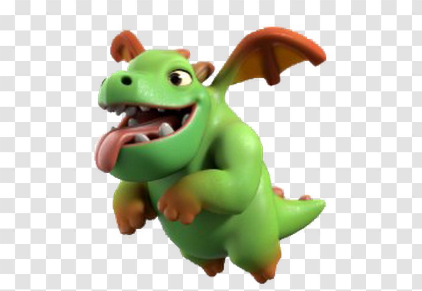 Clash Of Clans Royale Infant Dragon - Animal Figure Transparent PNG