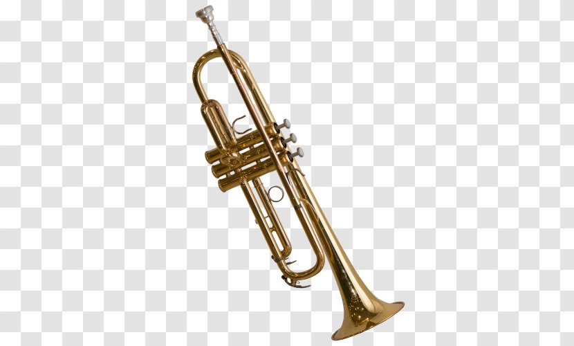 Trumpet Trombone Euphonium Tenor Horn Saxhorn - Watercolor Transparent PNG