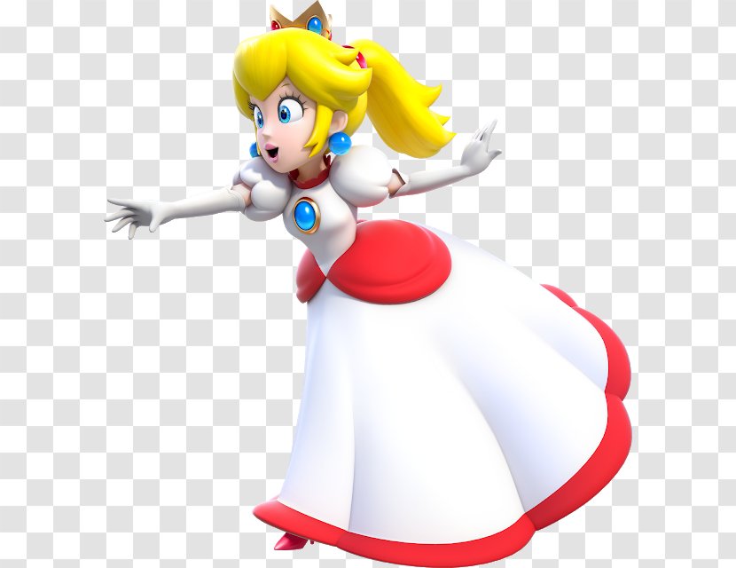 Super Mario 3D World Land Princess Peach New Bros - Figurine Transparent PNG