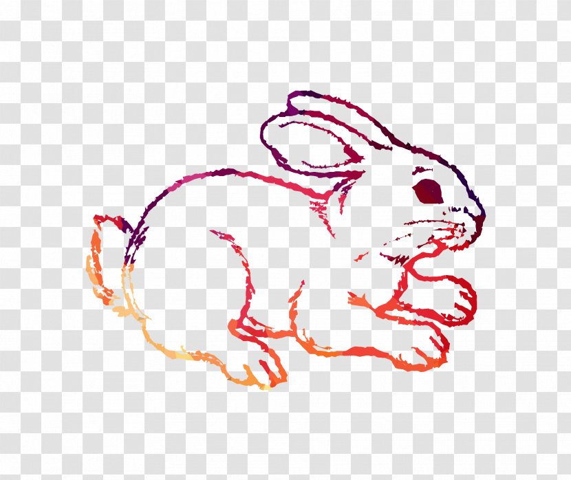 Coloring Book Drawing Mammal Image How To Draw Animals - Animal - Easter Bunny Transparent PNG