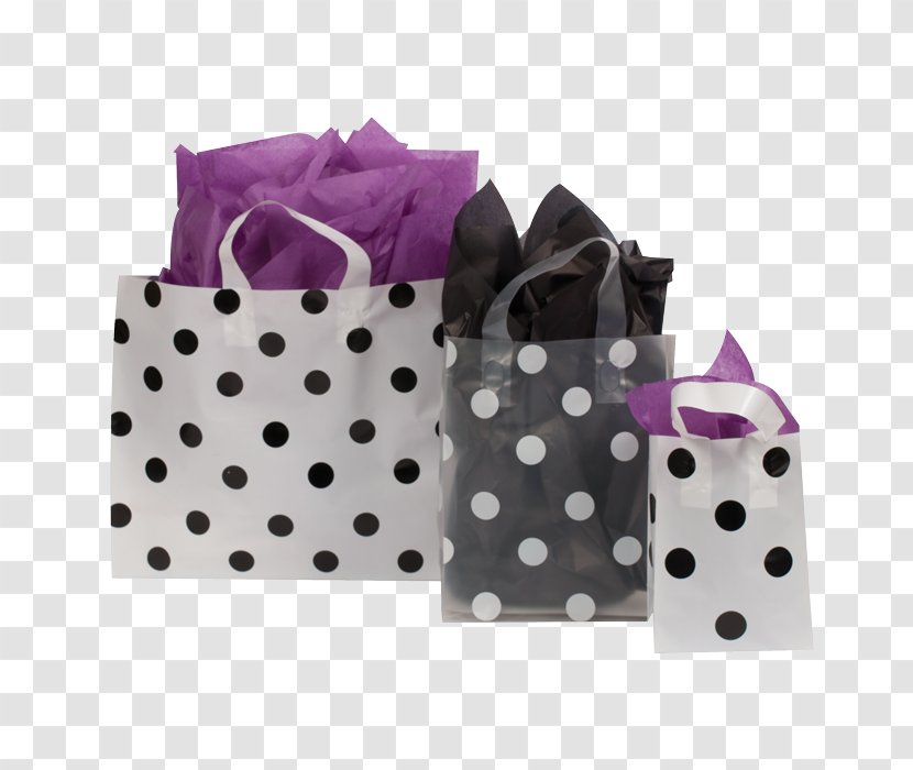 Bag White Polka Dot Packaging And Labeling Handle - Gift Transparent PNG