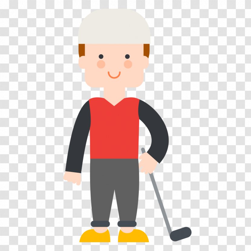 Golf Club Clip Art - Boy - Cartoon Golfers Transparent PNG