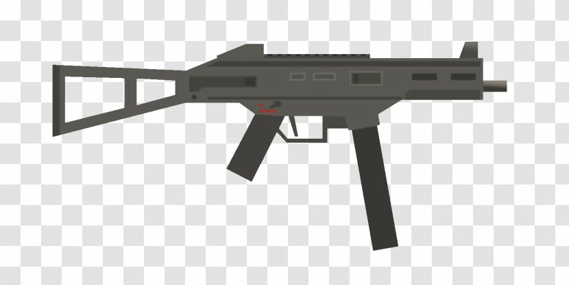 Heckler & Koch UMP Airsoft Guns Submachine Gun - Frame - Watercolor Transparent PNG