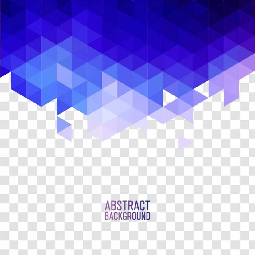 Geometry Blue Triangle Euclidean Vector - And Purple Diamond Picture Material Transparent PNG