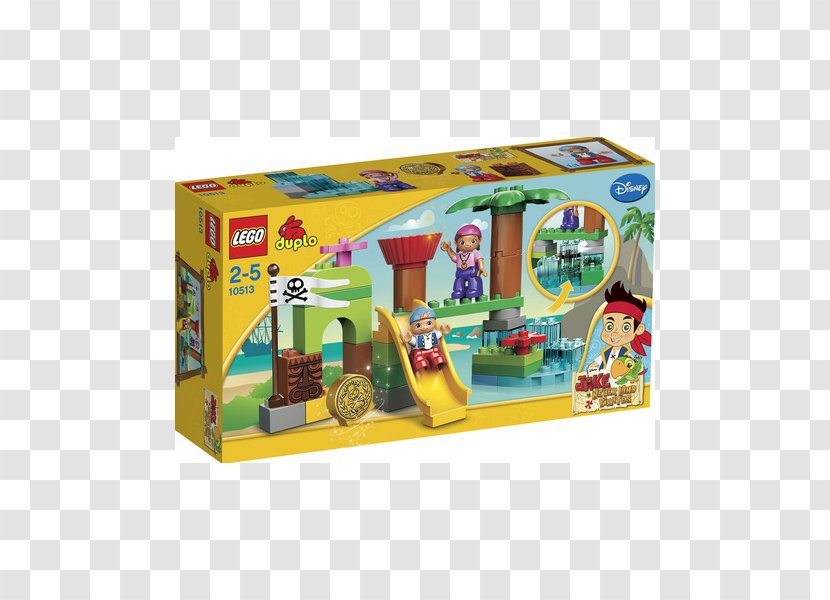 Lego Duplo Disney Never Land Hideout 10513 Toy 10514 Jake's Pirate Ship Bucky - Playset Transparent PNG