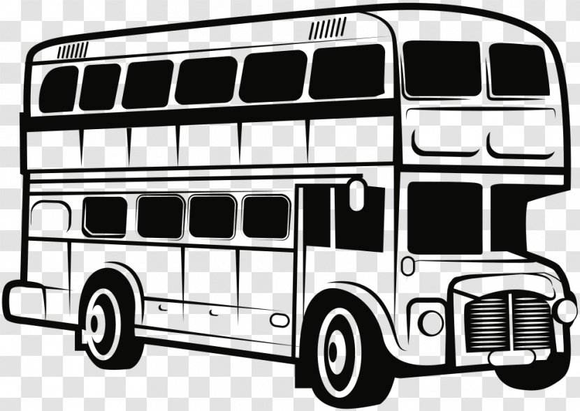 Bus Cartoon - Car Vehicle Transparent PNG