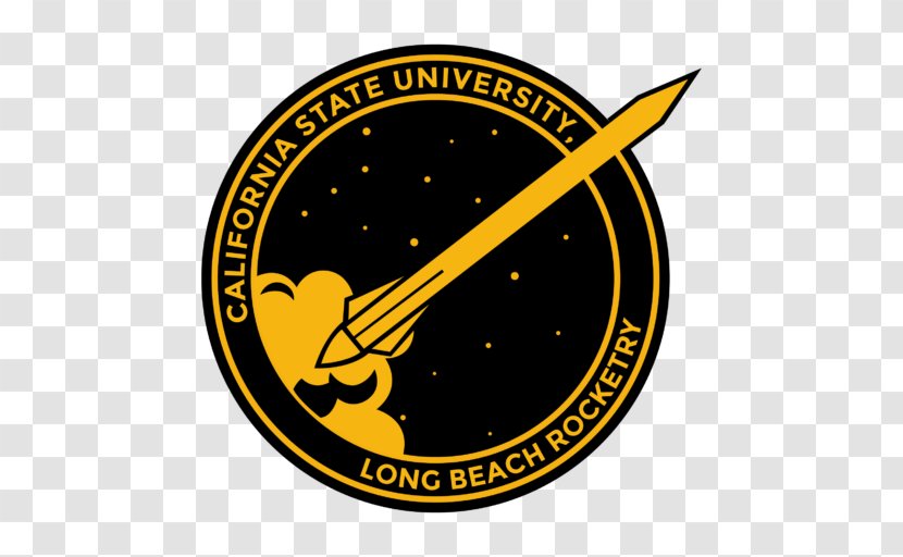 California State University, Long Beach Hawaii Vector Graphics Logo Image - Yellow - Nasa Space Rockets Fins Transparent PNG