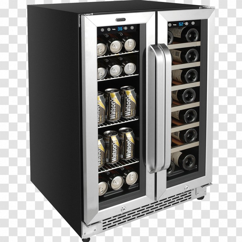 Wine Cooler Refrigerator Beer Drink Transparent PNG