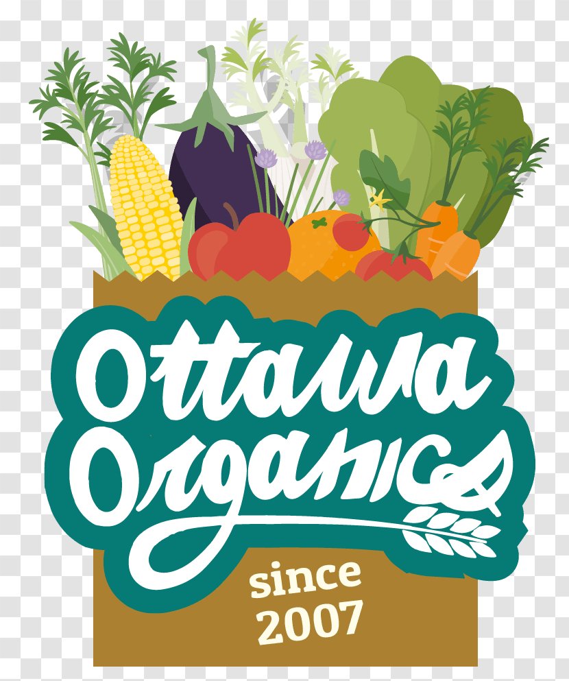 Organic Food Ottawa Organics & Natural Pizza Delivery - Artwork - Supermarket Vegetables Transparent PNG