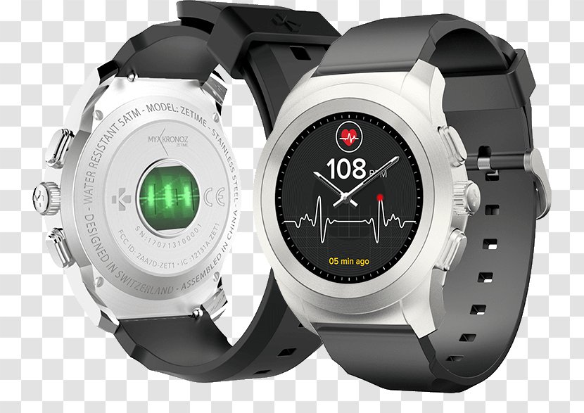 Amazon.com Mykronoz Zetime Original Smartwatch MyKronoz ZeTime Elite Premium - Watch Strap Transparent PNG