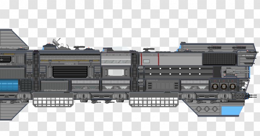 Starbound Chucklefish Frigate U.S.S. Polaris Ship Transparent PNG