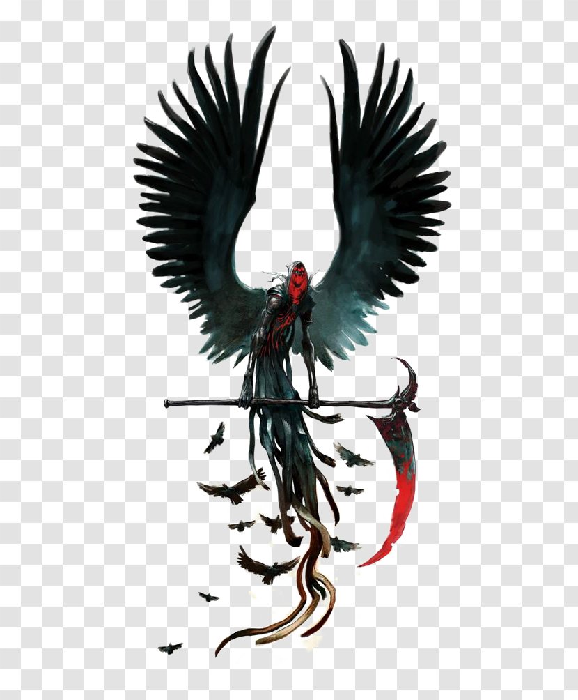 Death Character Icon - Feather - Demon Transparent PNG