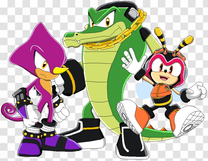 Knuckles' Chaotix Espio The Chameleon Vector Crocodile Sonic Riders Heroes - X - Megaman Transparent PNG